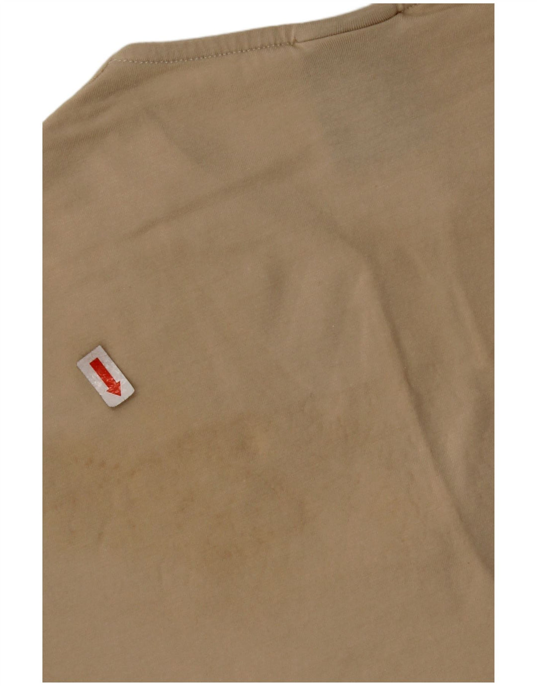 Camiseta Nike Feminina Crop Top UK 10/12 Médio Bege