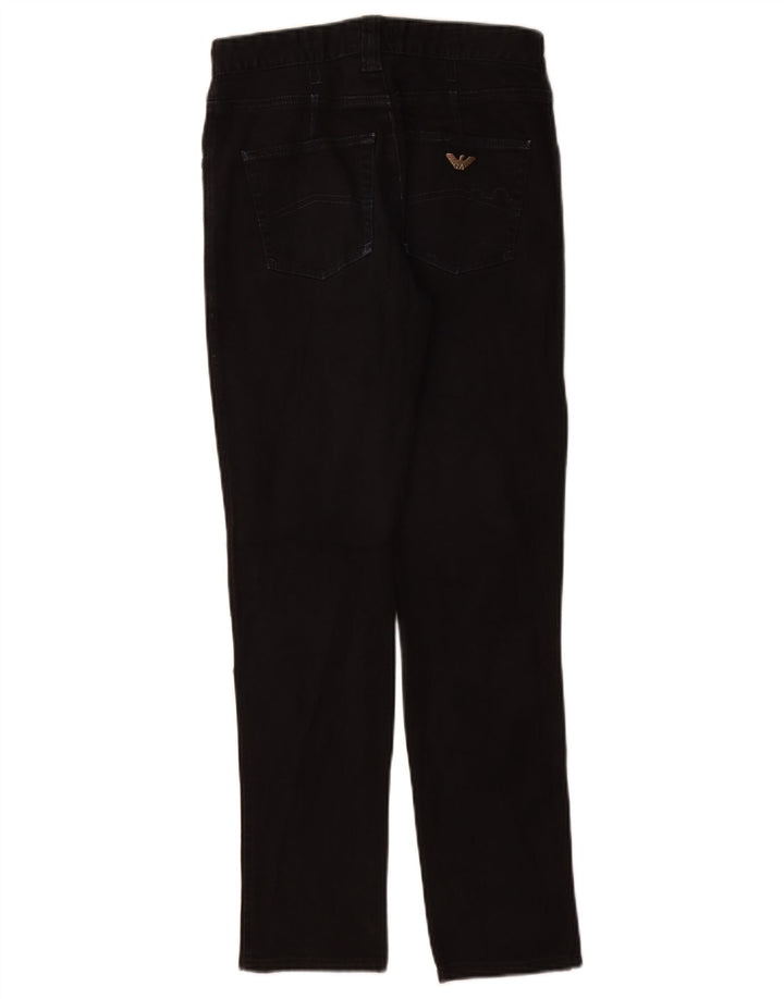 Calça Jeans Slim Feminina Armani W26 L28 Azul Marinho