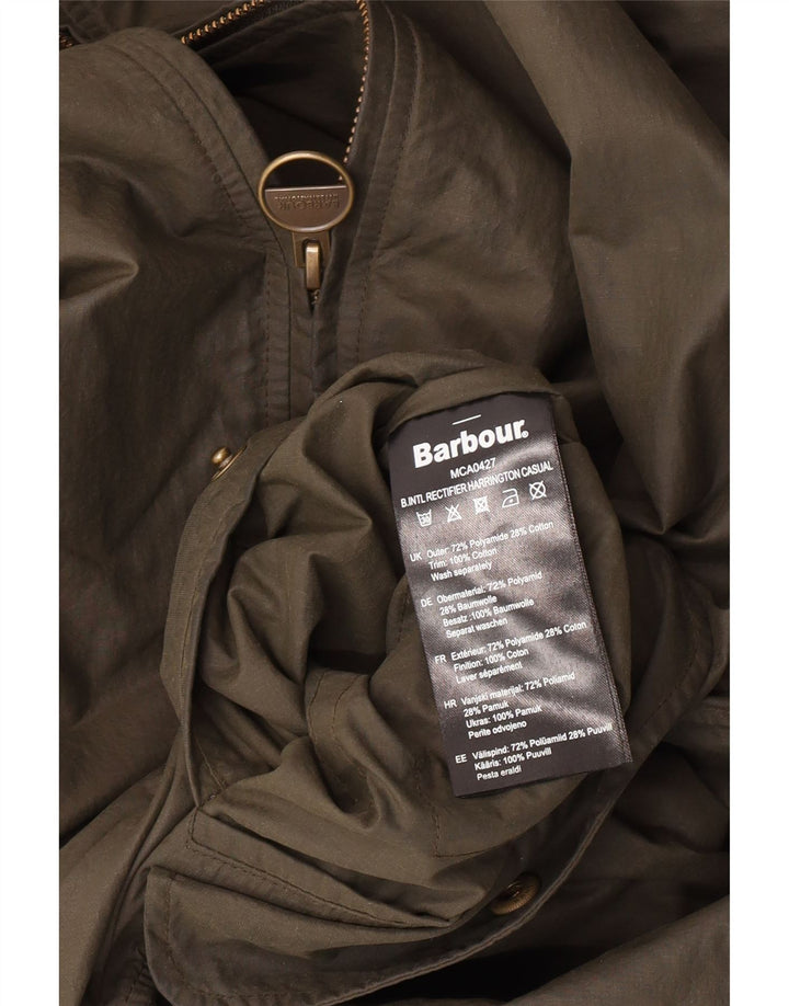 Jaqueta bomber masculina Barbour para motocicleta Reino Unido 42 XL cáqui poliamida