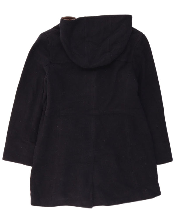 Casaco duffle feminino com capuz BEXLEYS EU 44 XL lã azul marinho