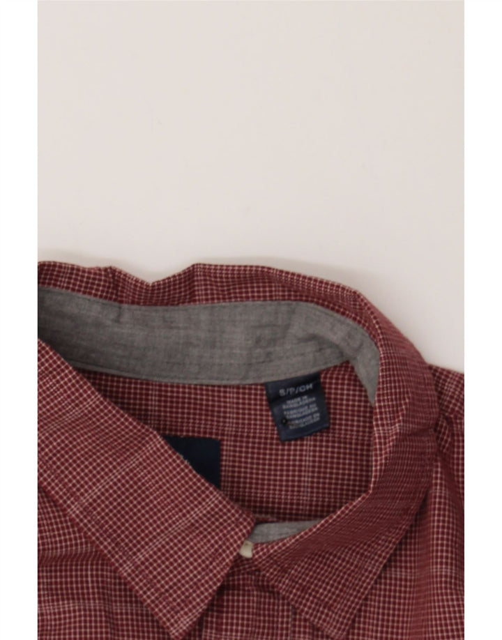 DOCKERS Mens Slim Shirt Small Red Check Cotton Vintage Dockers and Second-Hand Dockers from Messina Hembry 