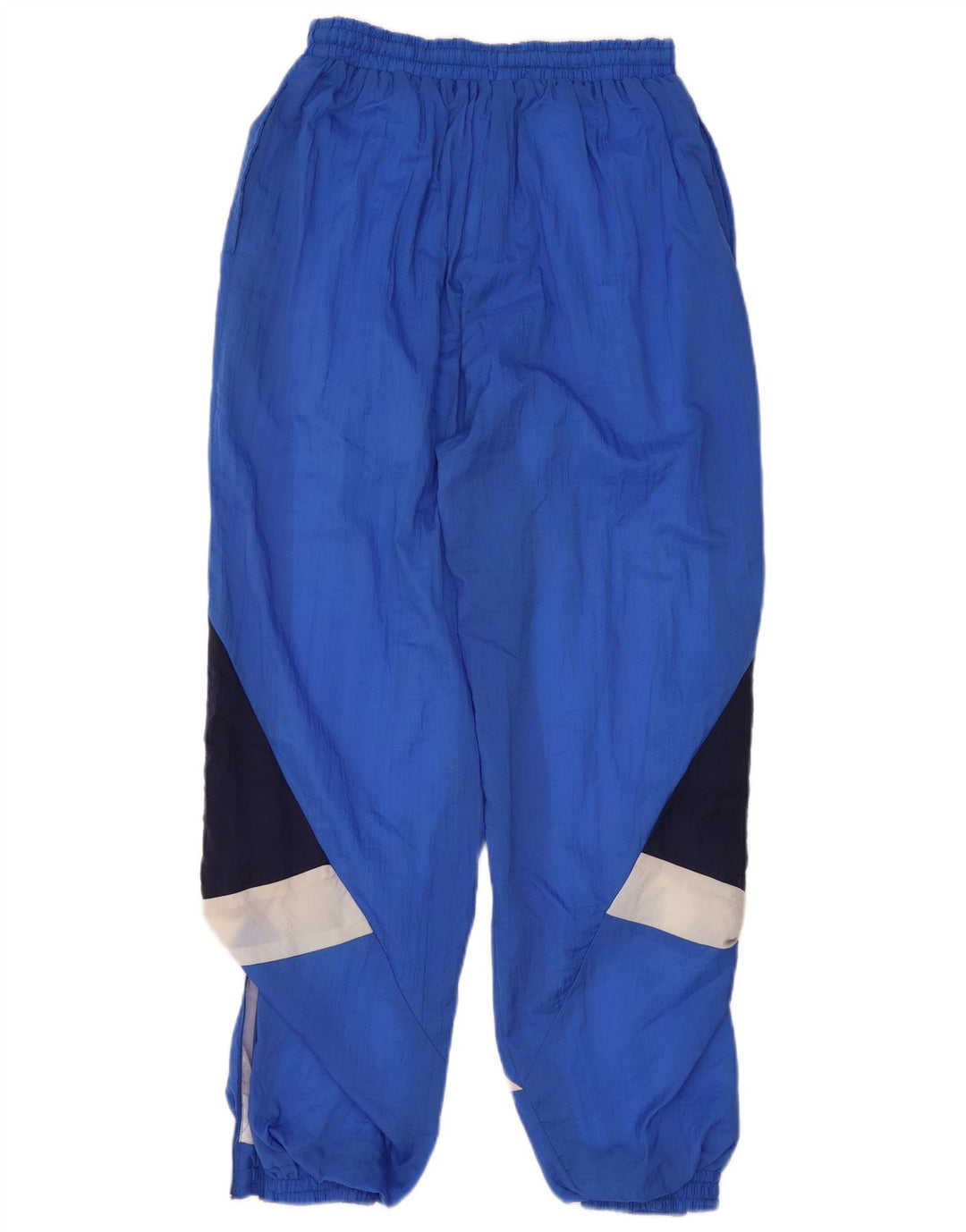 Calça de treino masculina VINTAGE Joggers médio azul colorblock