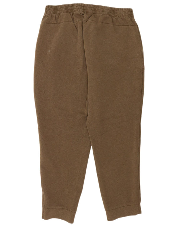Calças de treino masculinas Adidas Joggers grandes de algodão cáqui
