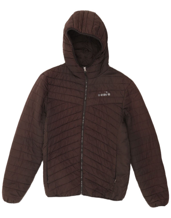 Jaqueta acolchoada masculina Diadora UK 42 XL poliéster preto