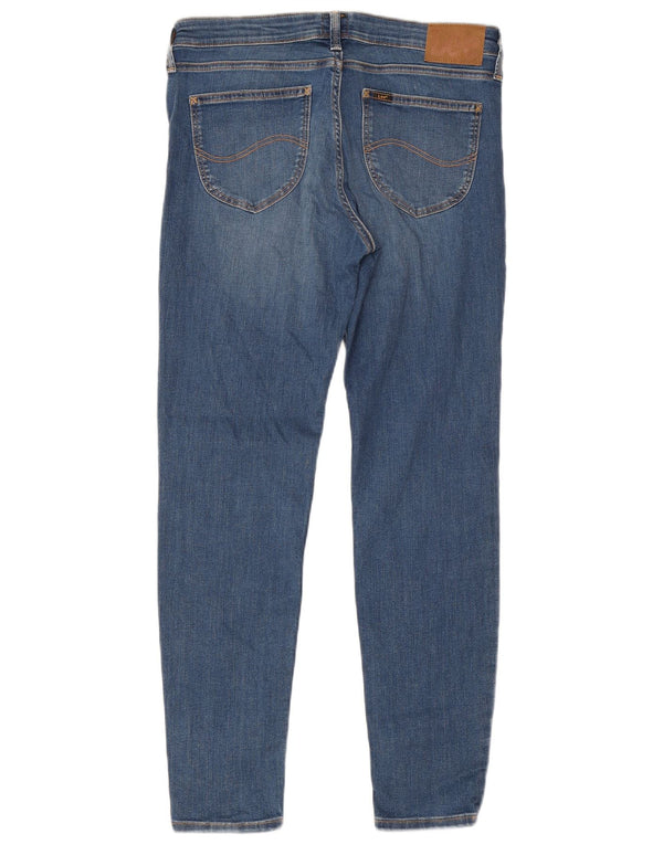 Lee Womens Scarlett Slim Jeans W31 L31 Azul Algodão