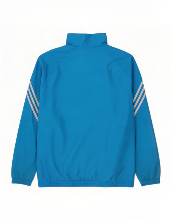 Jaqueta Adidas Mens Graphic Tracksuit Top Azul Médio Poliéster