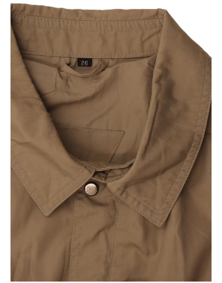 Jaqueta utilitária masculina vintage UK 40 grande bege