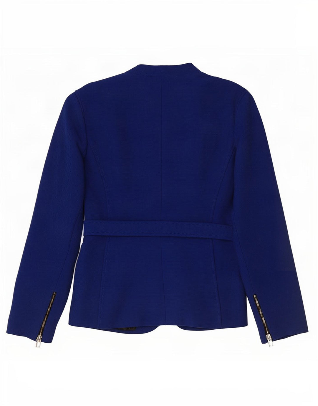 Jaqueta blazer feminina Zara com 1 botão Reino Unido 16 grande azul viscose