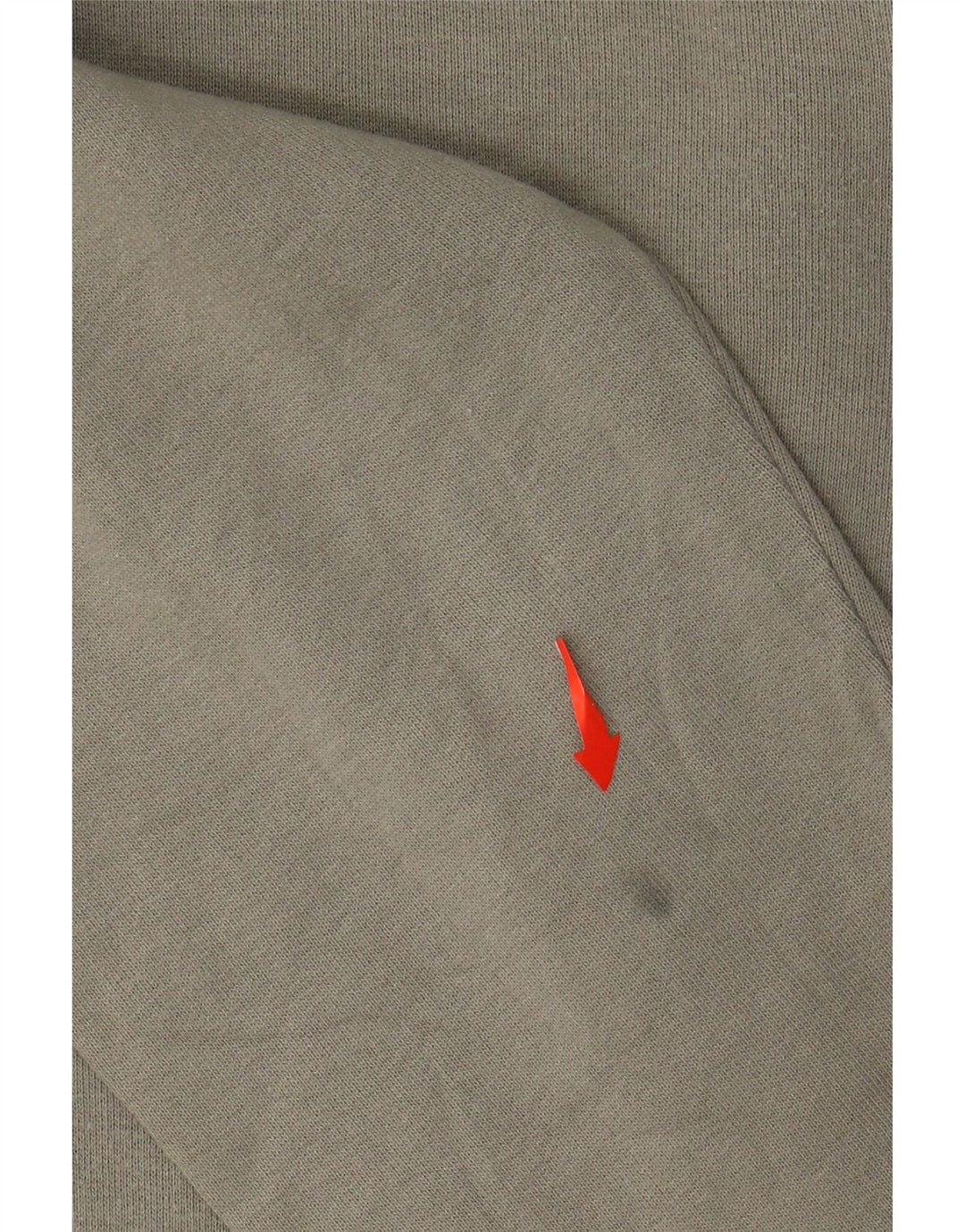 Suéter feminino com capuz e zíper CHAMPION Reino Unido 14 algodão cáqui médio