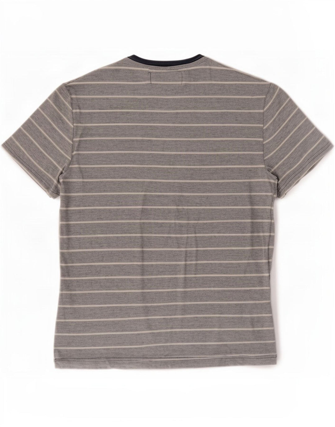 Camiseta masculina Penguin Top médio listrado azul