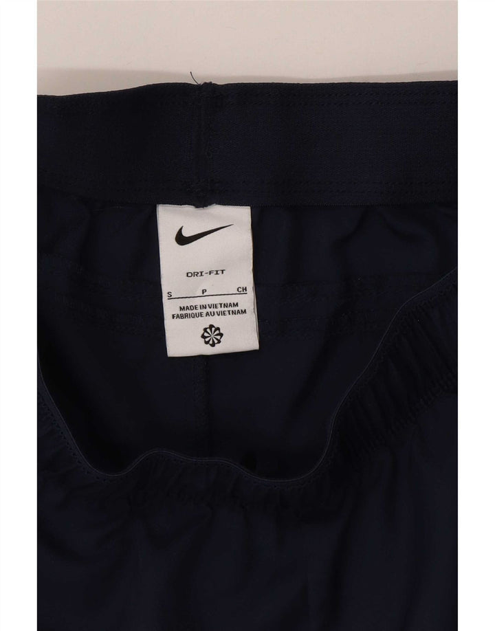 Shorts esportivos masculinos Nike Dri Fit pequenos poliéster azul marinho