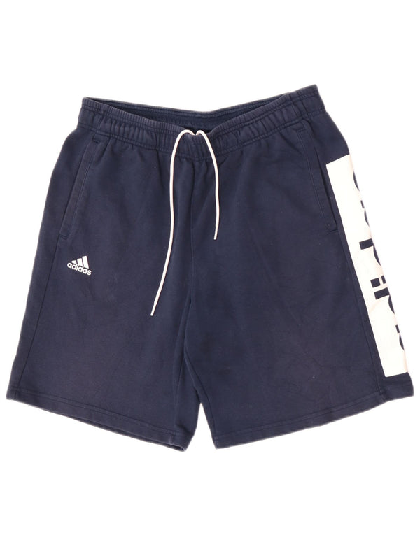 Adidas Masculino Climalite Graphic Sport Shorts Grande Azul Marinho Colorblock