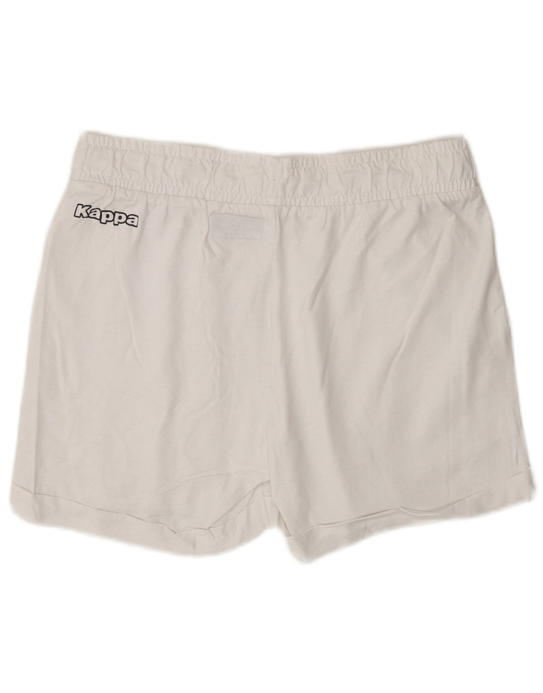 Shorts esportivos femininos Kappa UK 14 grandes brancos