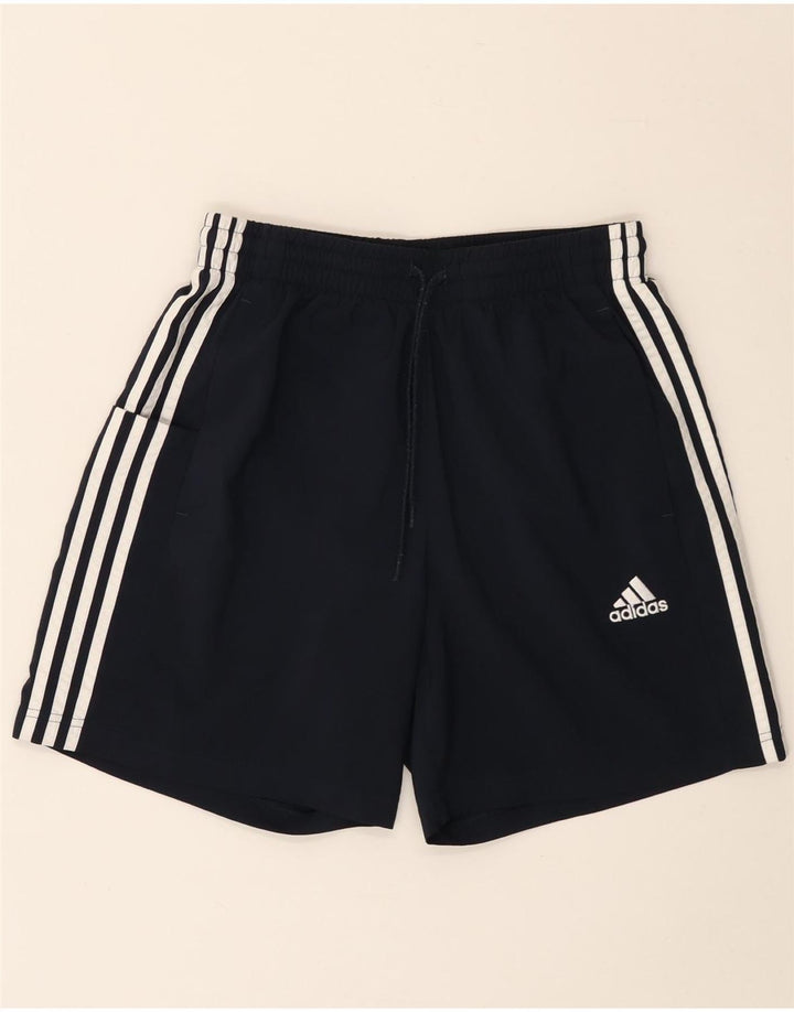 ADIDAS Mens Sport Shorts Médio Azul Marinho Poliéster