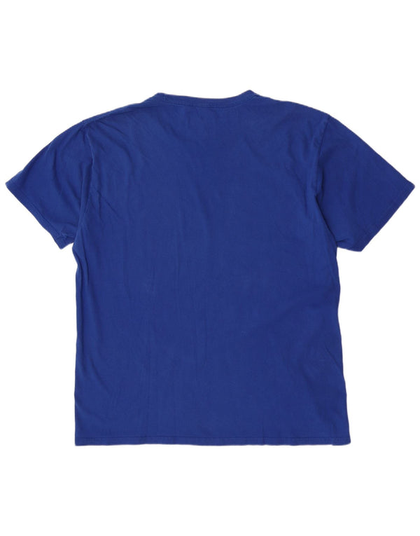 Camiseta Adidas Masculina Graphic Top XL Azul Algodão