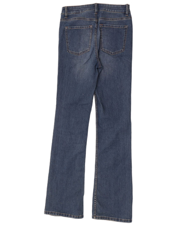 Marks & Spencer Feminino The Eva Bootcut Jeans Reino Unido 10 Pequeno W28 L34 Azul