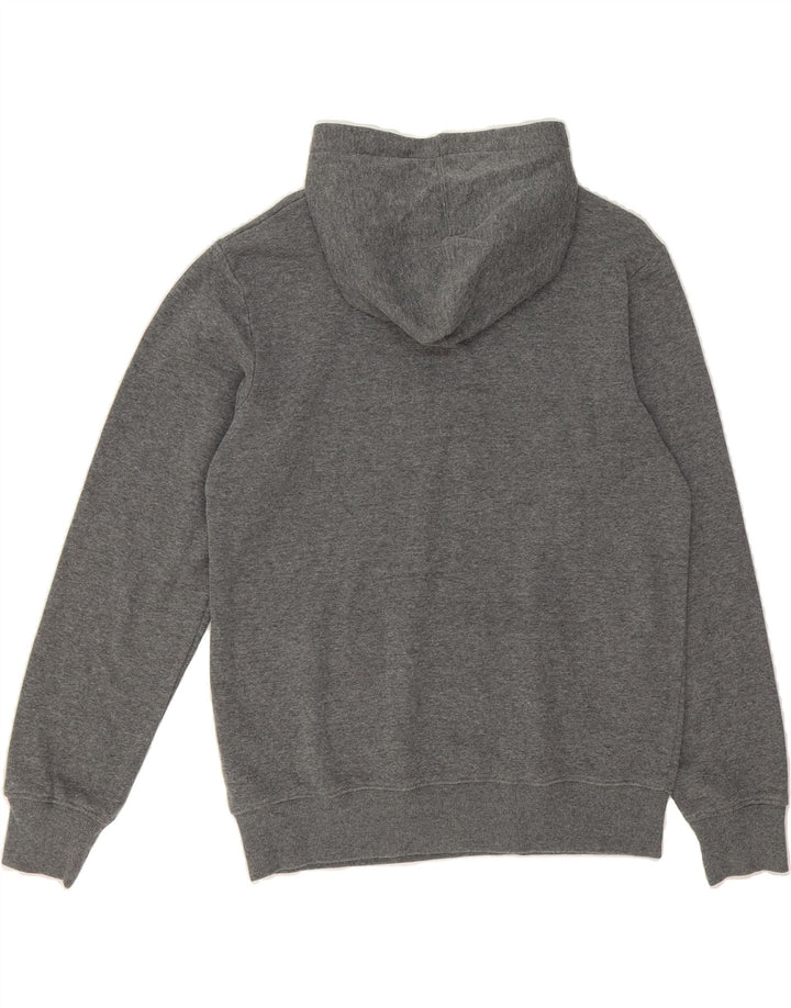 HURLEY Boys Graphic Hoodie Jumper 15-16 Years Grey Cotton Vintage Hurley and Second-Hand Hurley from Messina Hembry 