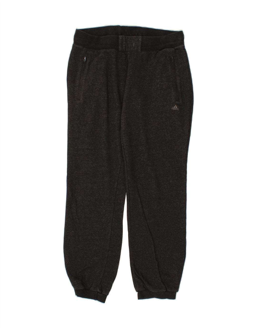 ADIDAS Womens Climalite Tracksuit Trousers Joggers UK 12/14 Medium Grey Vintage Adidas and Second-Hand Adidas from Messina Hembry 
