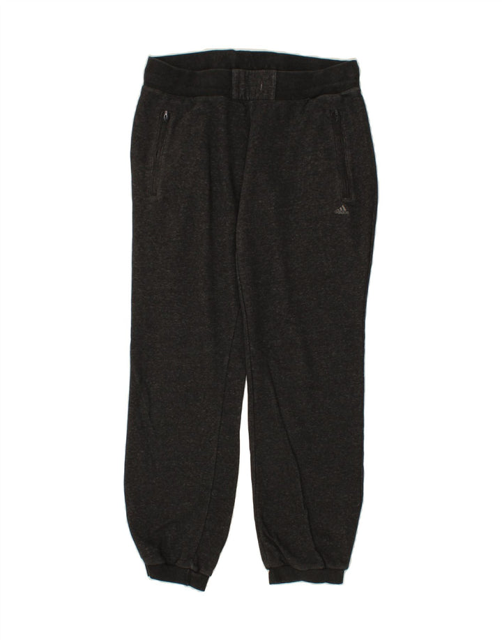 ADIDAS Womens Climalite Tracksuit Trousers Joggers UK 12/14 Medium Grey Vintage Adidas and Second-Hand Adidas from Messina Hembry 