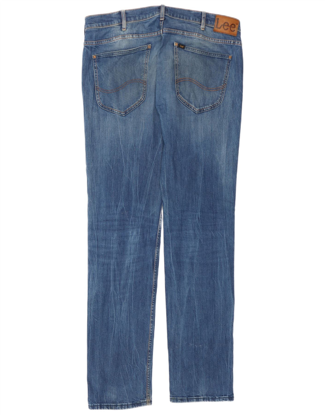 Lee Mens Powell Slim Jeans W36 L36 Azul Algodão
