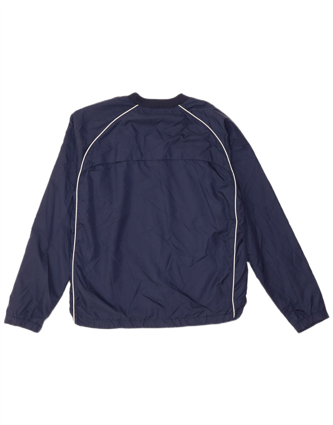 Nike Mens Pullover Treino Top UK 39/41 Médio Azul Marinho Nylon