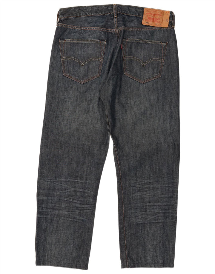 Jeans Levis 501 Straight Masculino W36 L27 Azul