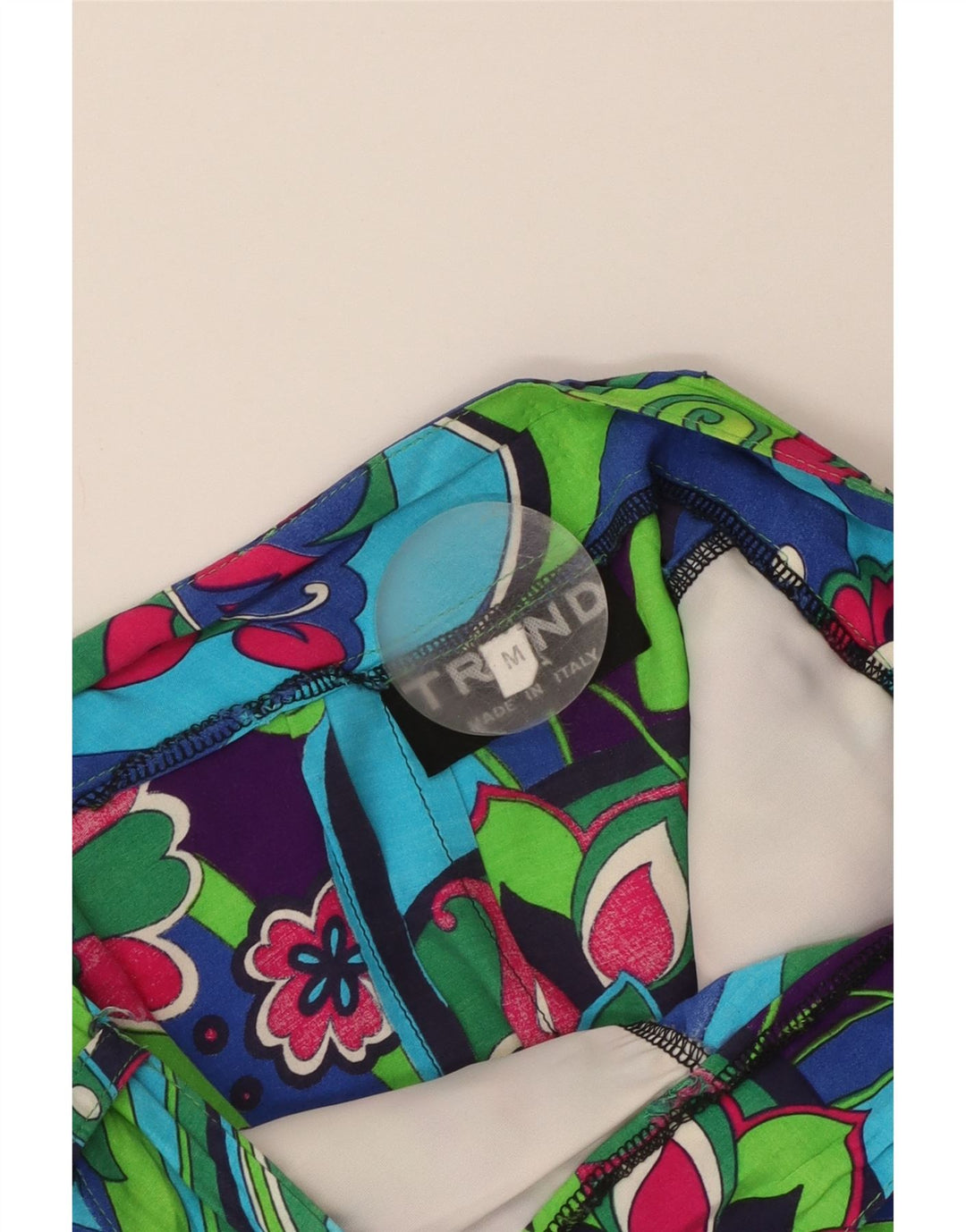 Trend Shorts Feminino Cintura Alta Casual Médio W30 Multicolorido Floral