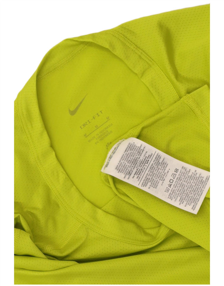 Camiseta masculina Nike Dri Fit Top poliéster verde médio