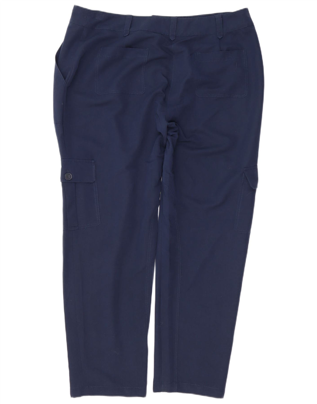 CREW CLOTHING Calça cargo feminina cônica UK 18 XL W40 L30 Azul marinho