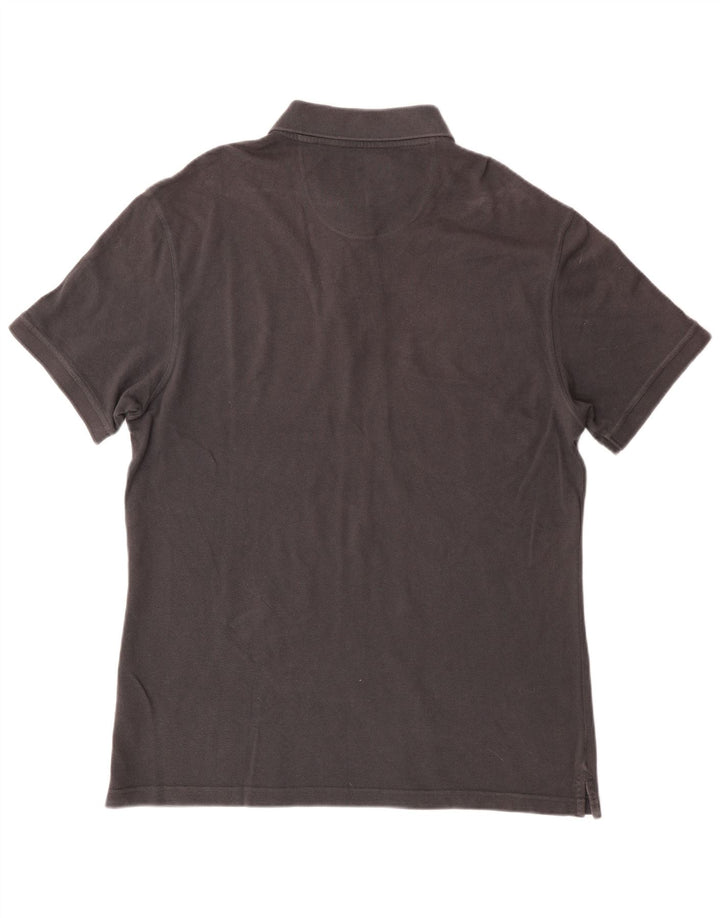 Camisa polo masculina Barbour XL cinza algodão