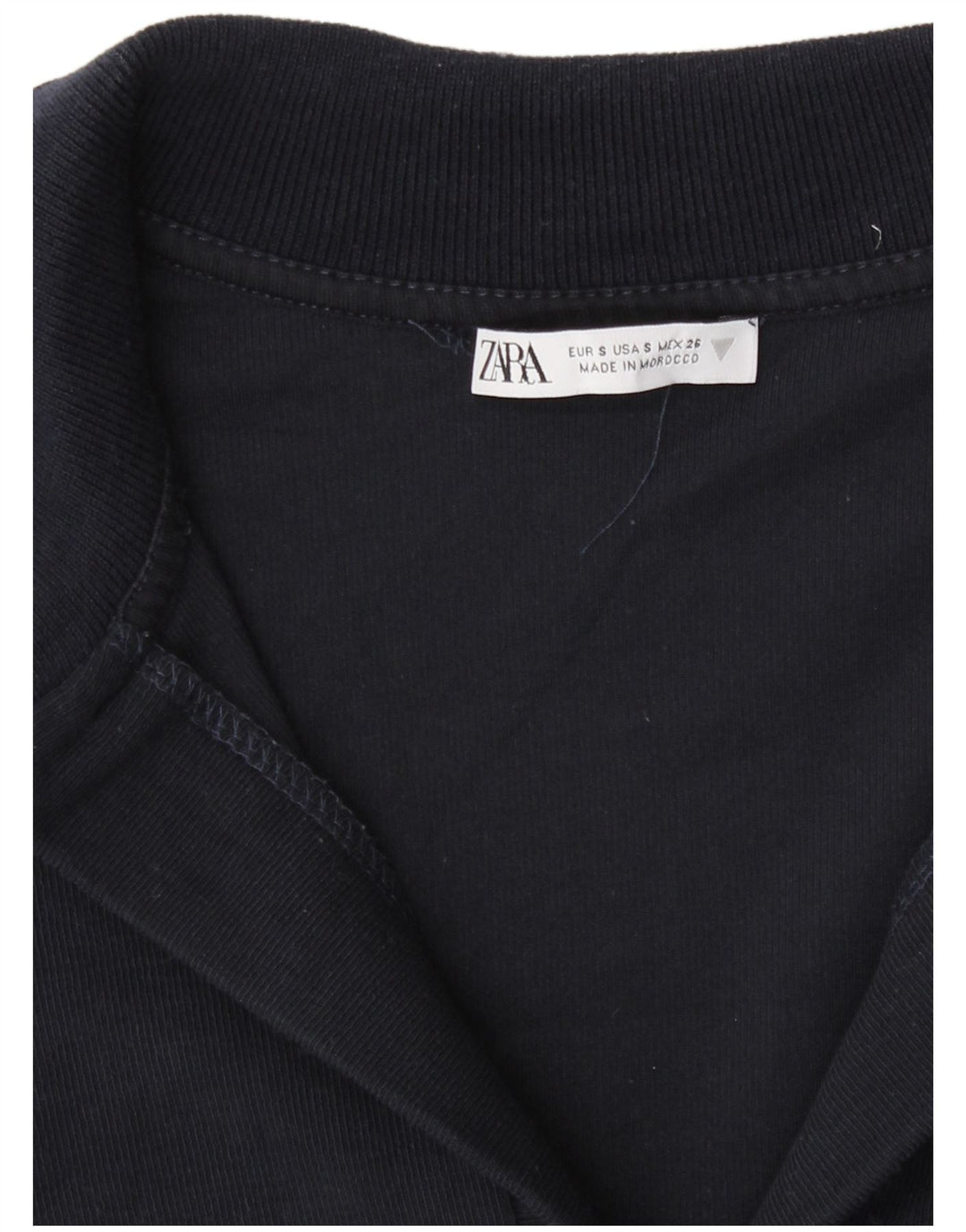 Body feminino Zara UK 8 pequeno azul marinho