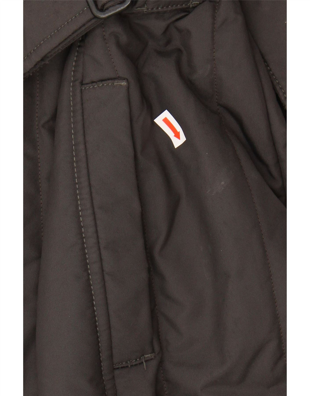 Casaco feminino acolchoado com capuz Refrigiwear IT 46 grande caqui nylon