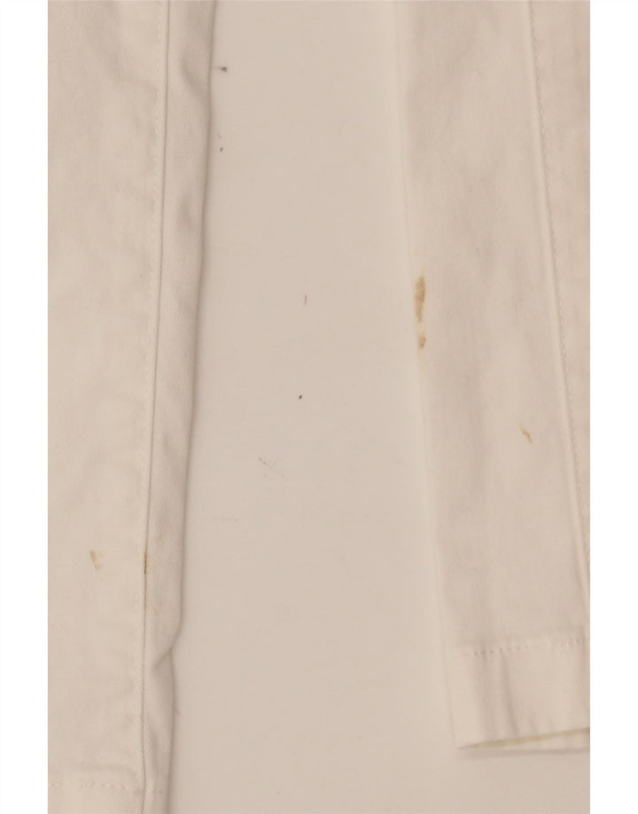 CALVIN KLEIN Mens Slim Chino Trousers W30 L32 White Cotton Vintage Calvin Klein and Second-Hand Calvin Klein from Messina Hembry 