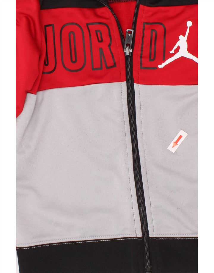 Jaqueta Jordan Boys Graphic Tracksuit Top 5-6 Anos Médio Vermelho Colorblock