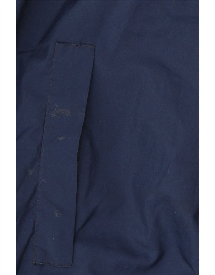 Jaqueta corta-vento masculina St. Andrews UK 44 2XL poliéster azul marinho