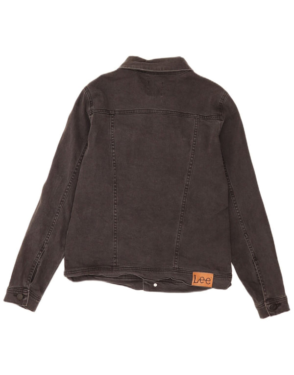 Jaqueta jeans Lee Boys 7-8 anos algodão preto