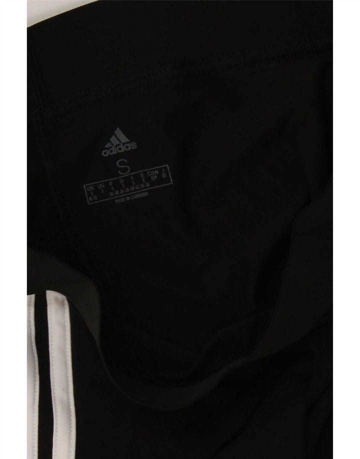 Leggings Adidas Femininas UK 8/10 Pequenas Pretas