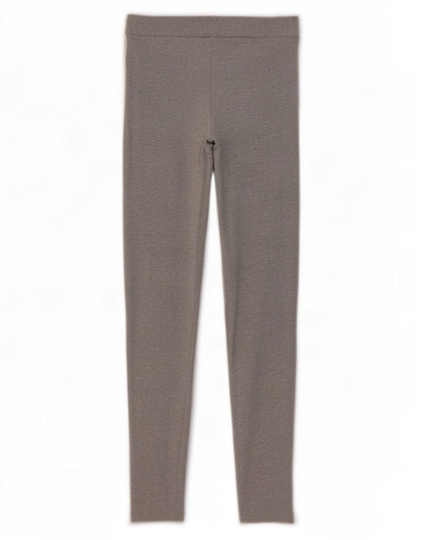 Leggings Adidas Femininas UK 10 Pequenas Cinza Flecked Algodão