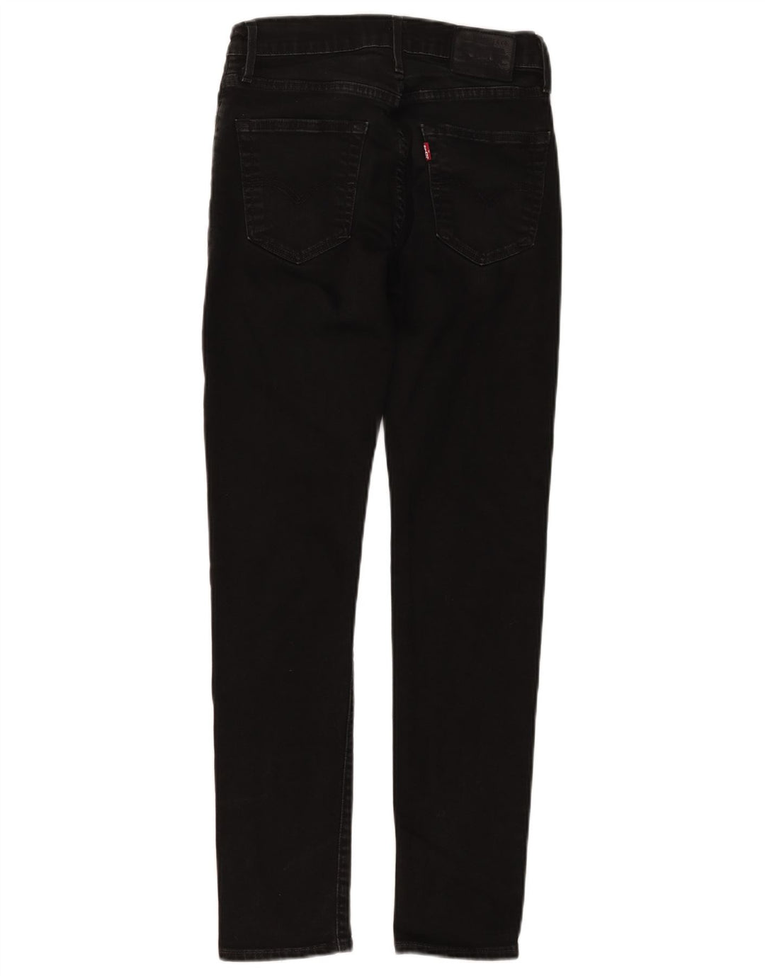 Jeans skinny feminino Levi's W28 L32 algodão preto
