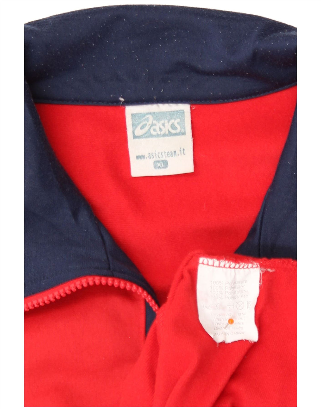 Asics Masculino Graphic Tracksuit Top Jacket XL Vermelho Poliéster