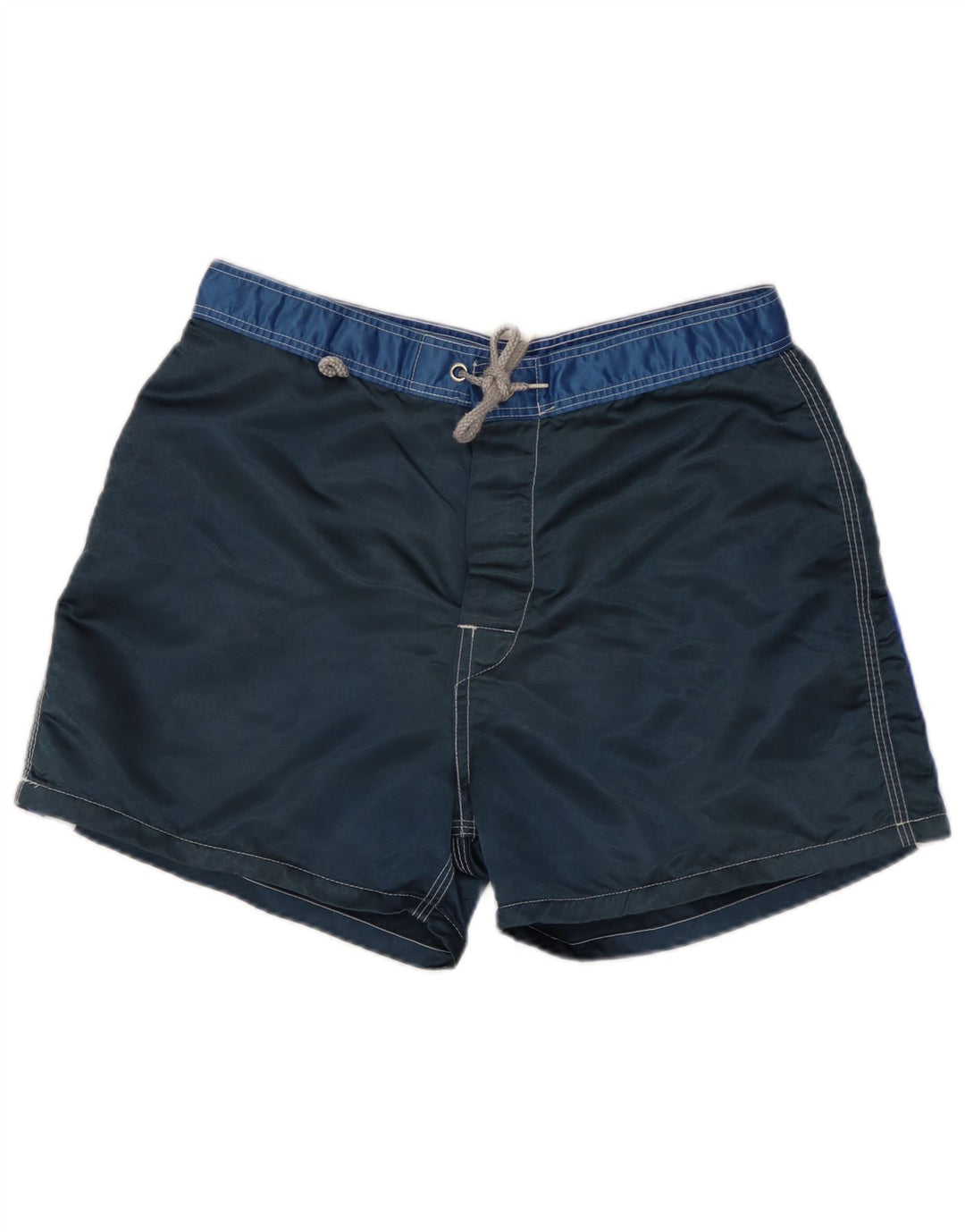 Shorts de natação masculino SUNDEK médio azul marinho colorblock nylon