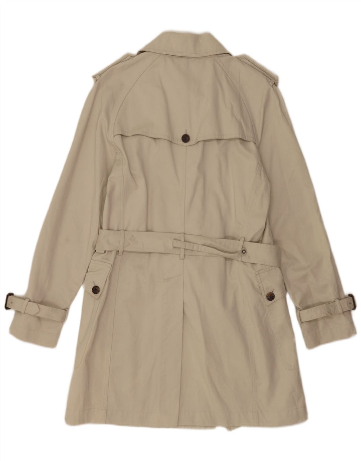 Mauro Grifoni Mens Trench Coat IT 48 Médio Off White Algodão