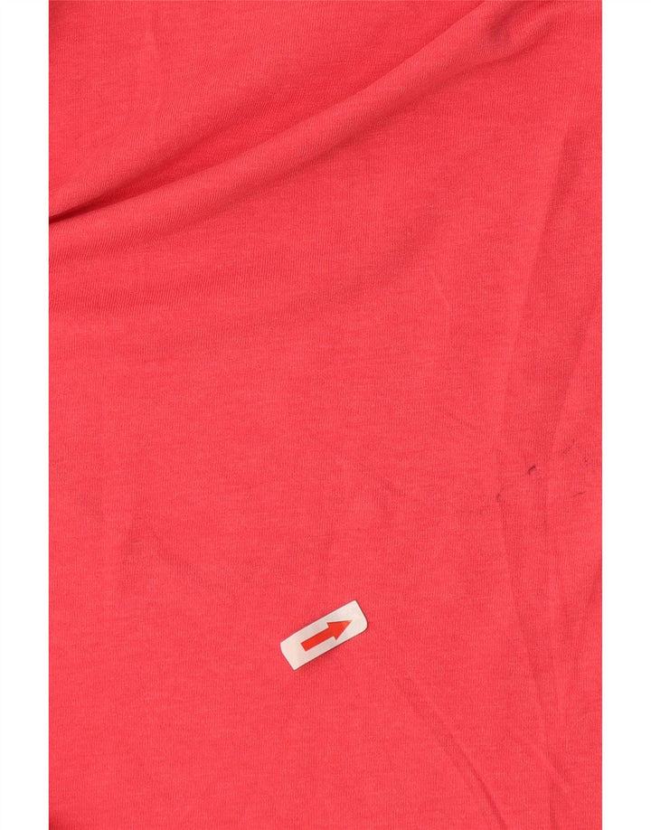 Nike Womens Loose Fit Graphic Vest Top UK 12 Médio Rosa Poliéster