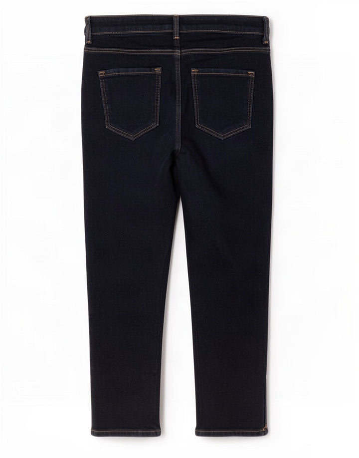 Calça jeans feminina Marks & Spencer UK 12 médio W28 L21 azul marinho
