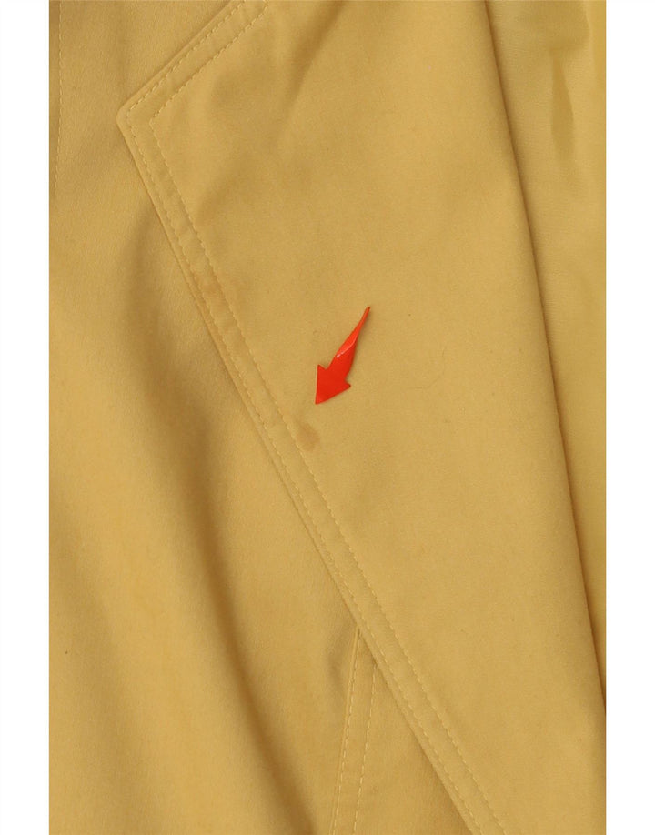 Jaqueta blazer feminina Hucke crop 3 botões UE 42 grande algodão amarelo