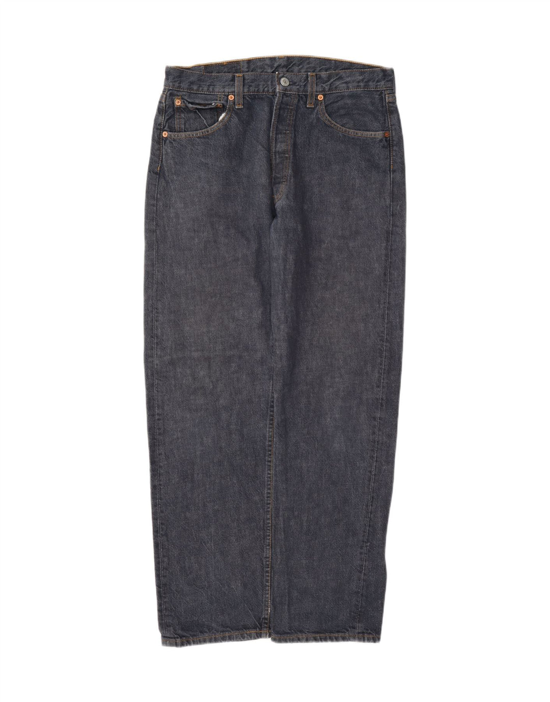 Calça jeans reta masculina Levi's W32 L30 azul marinho
