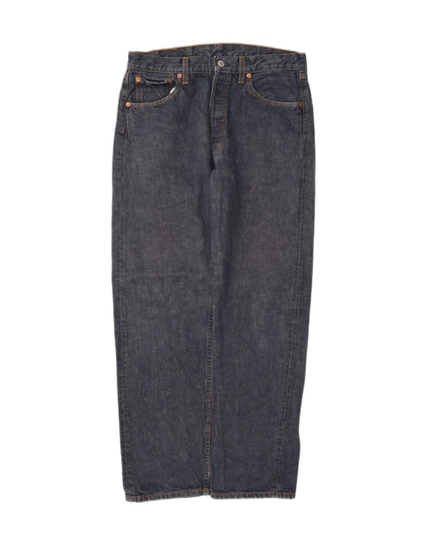 Calça jeans reta masculina Levi's W32 L30 azul marinho