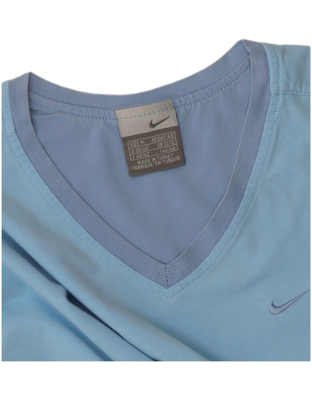 Camiseta feminina NIKE UK 10/12 azul médio