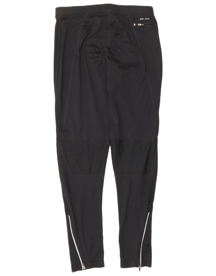 Nike Mens Dri Fit Leggings Grandes Esportes Pretos De Poliéster