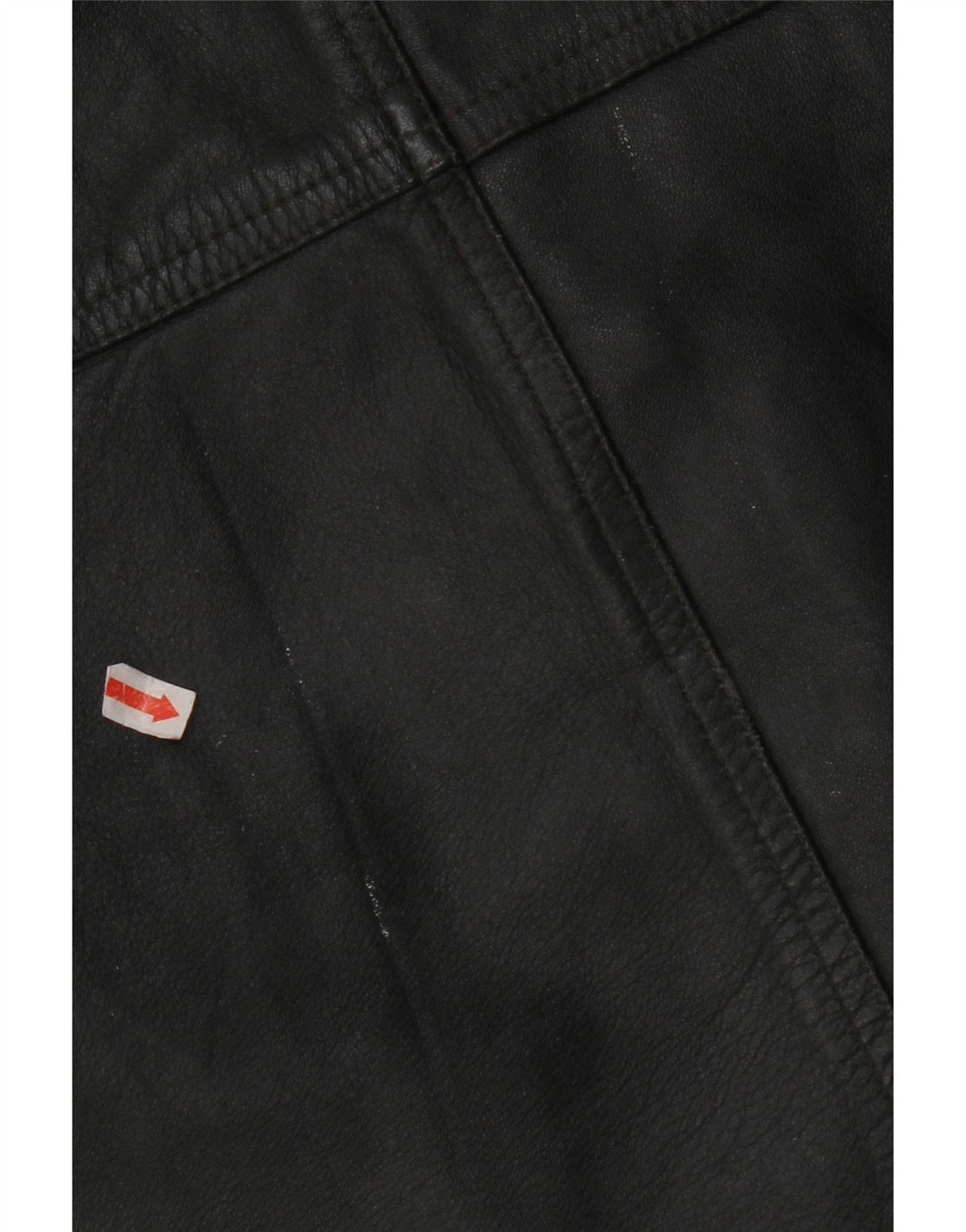 Colete de couro masculino VINTAGE IT 56 2XL couro cáqui